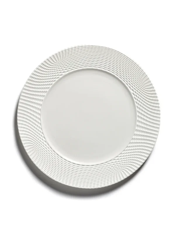 Nouvel Arrivage Assiette plate rond blanc porcelaine bone china Ø 29 cm Nido Serax