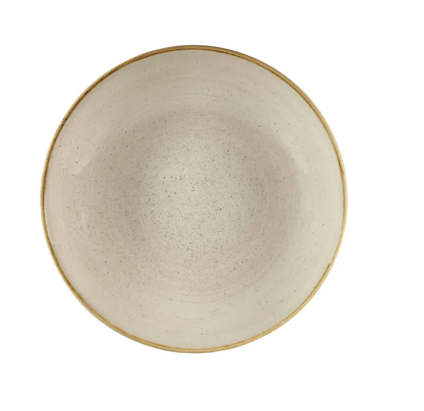 Must-Have Assiette creuse rond Nutmeg Cream porcelaine vitrifiée Ø 31 cm Stonecast Nutmeg Churchill