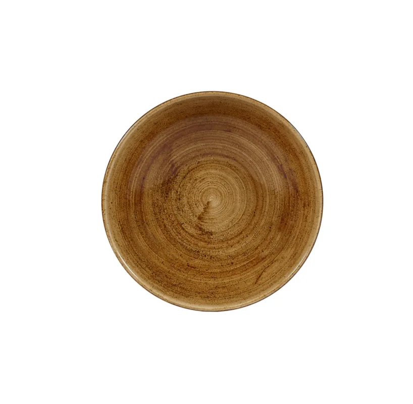Assiette creuse rond Vintage Copper porcelaine vitrifiée Ø 18,2 cm Stonecast Patina Churchill Prix Choc