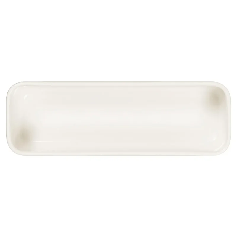 Assiette creuse rectangulaire blanc porcelaine 24x8 cm Fractal Rak Achat Immédiat