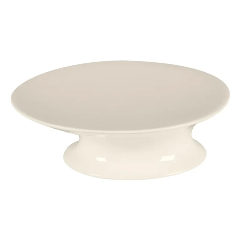 Assiette plate surélevée rond blanc porcelaine bone china 19x17,7 cm Bravura Rak Retour Gratuit