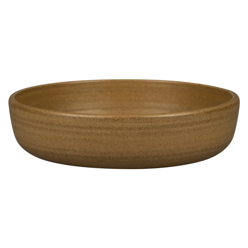 Promotion Bol rond Autumn Brown porcelaine vitrifiée Ø 20 cm Selva Rak