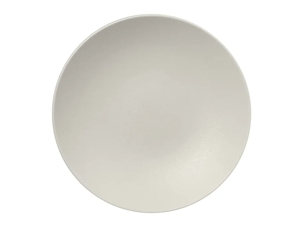 Assiette coupe creuse rond Blanc sable porcelaine vitrifiée Neo Fusion Rak Dernière Chance