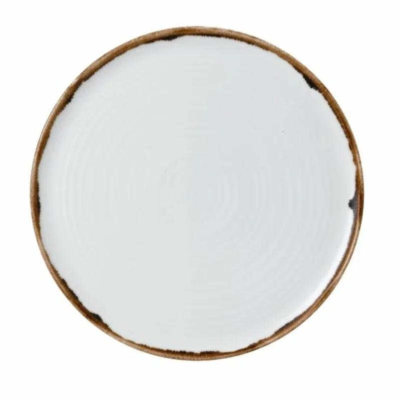 Assiette à pizza rond Natural porcelaine vitrifiée Ø 31,8 cm Harvest Dudson Acheter En Ligne