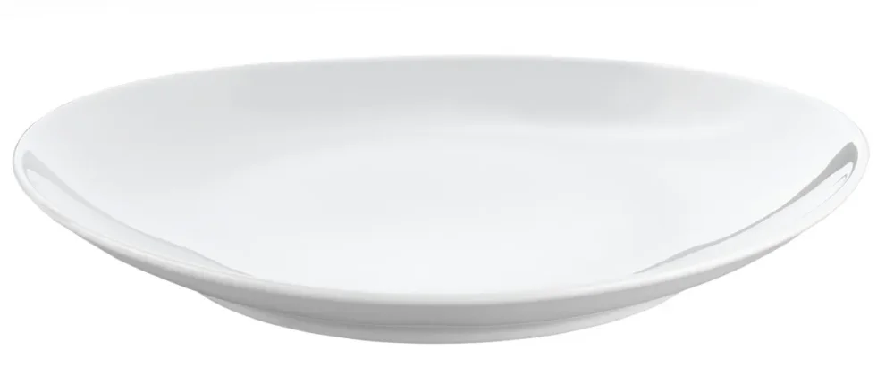 Nouvel Arrivage Assiette à steak ovale blanc porcelaine culinaire 29,5x25,5 cm Pillivuyt