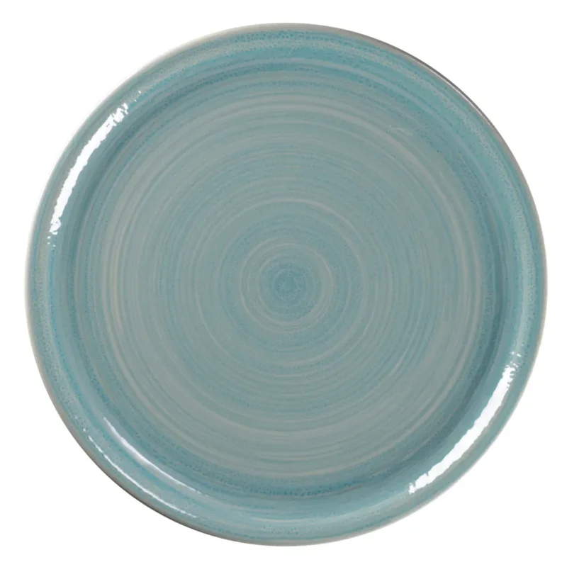 Assiette à pizza rond Saphire porcelaine vitrifiée Ø 32,8 cm Rakstone Spot Rak Usine Directe