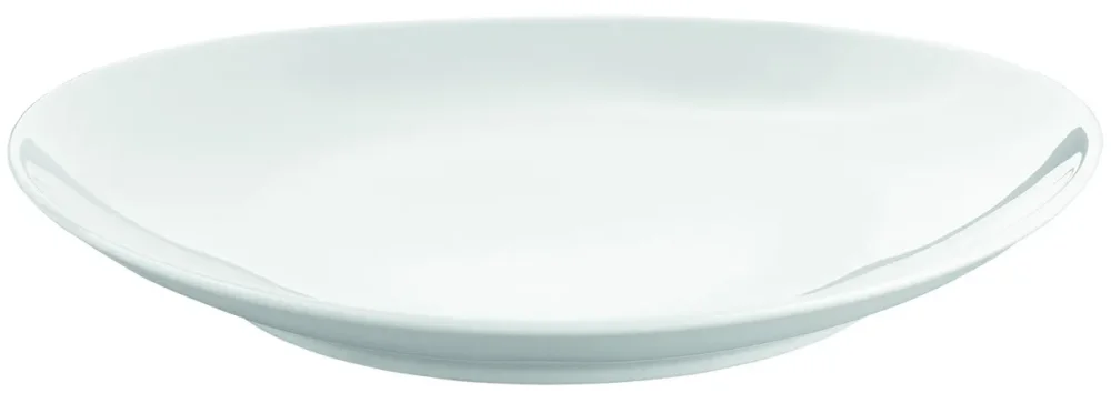 Assiette à steak ovale blanc porcelaine culinaire 23x20,5 cm Pillivuyt Nouveauté