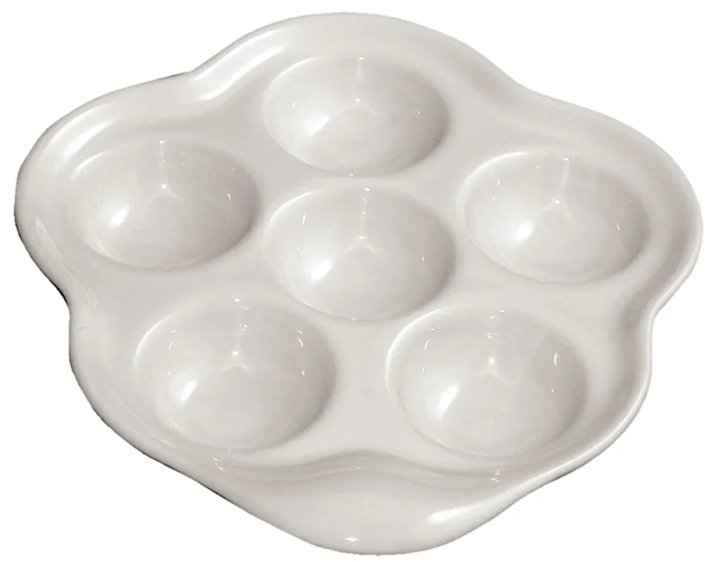 Meilleur Choix Plat à escargots rond blanc porcelaine culinaire Ø 16 cm French Classics Revol