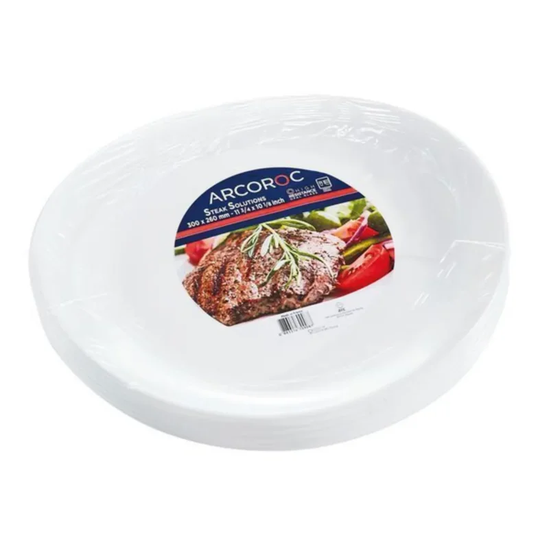 Assiette à steak verre opal 30x25,8 cm EvolutionsArcoroc Marque