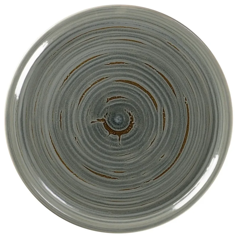 Assiette à pizza rond Peridot porcelaine vitrifiée Ø 32,8 cm Rakstone Spot Rak Offre Du Jour