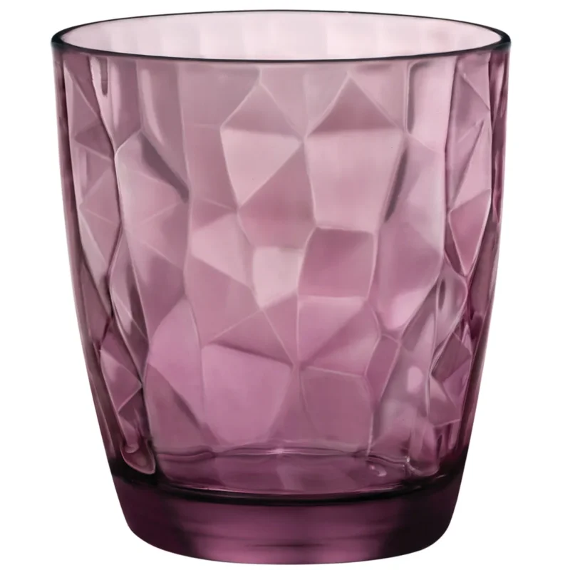 Vente Directe Gobelet violet verre 30,5 cl Diamond Bormioli Rocco