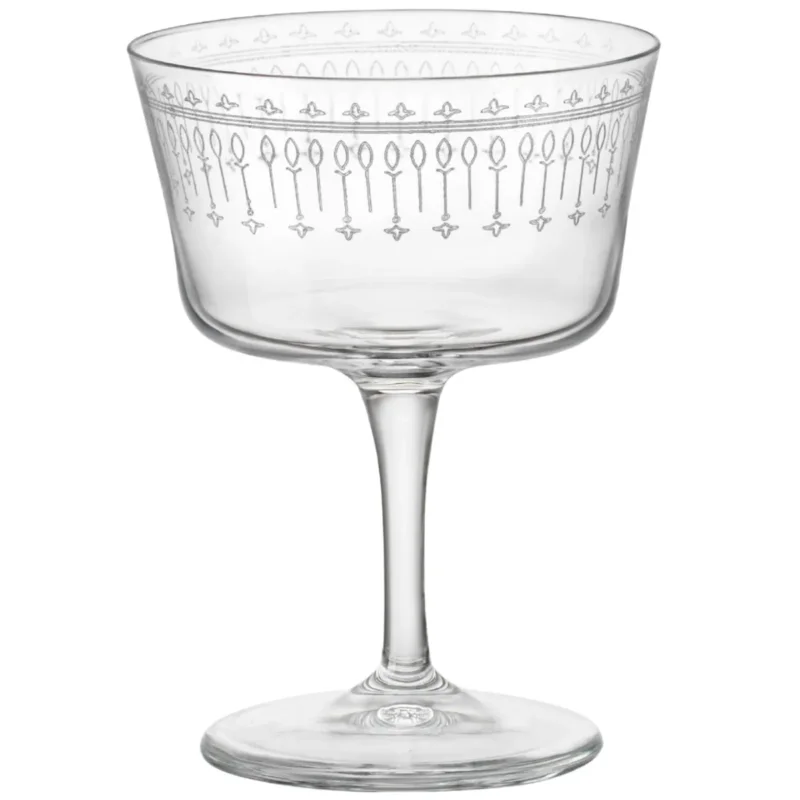 Marque Verre à cocktail fizz verre 22 cl Novecento Art Deco Bormioli Rocco