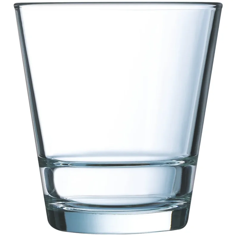 Seulement Aujourd’hui Gobelet forme basse verre trempé 26 cl Stack Up Arcoroc