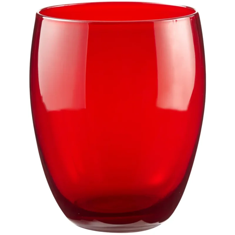 Gobelet forme basse rouge verre 30 cl Baya Pro.mundi Acheter En Ligne