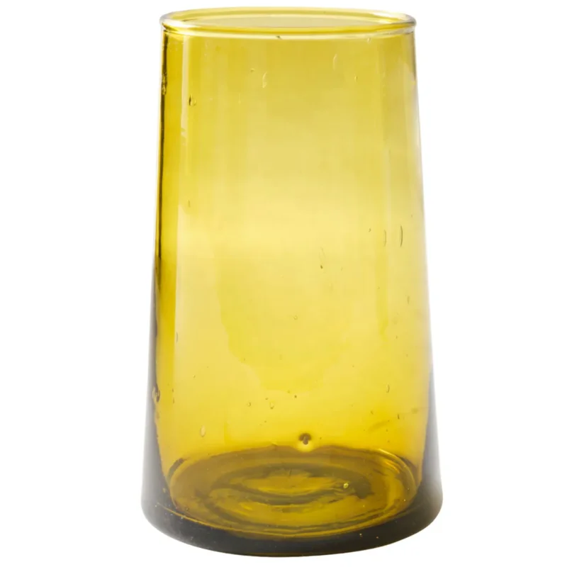 Gobelet forme haute ambre verre recyclé 33 cl Lily Pro.mundi Jusqu’à Épuisement Des Stocks
