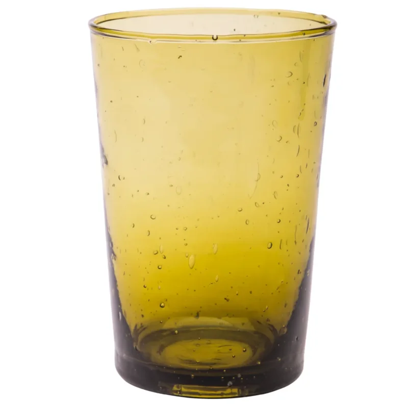 Livraison Gratuite Gobelet empilable ambre verre recyclé 30 cl Pia Pro.mundi