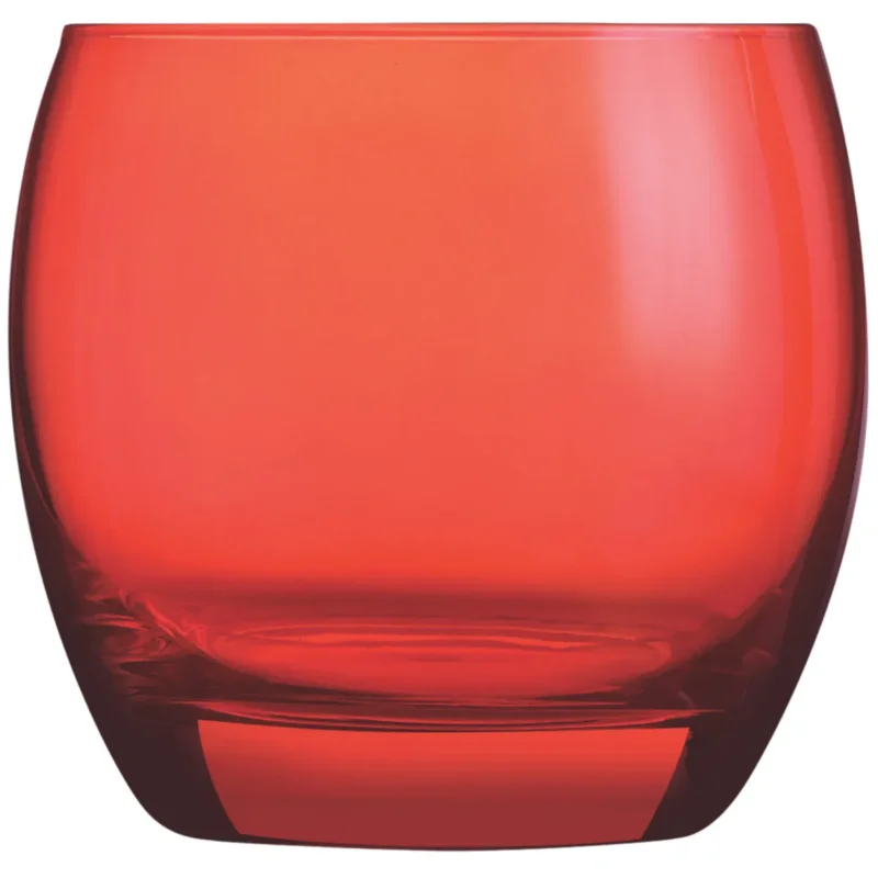 Prix Choc Gobelet forme basse rouge verre 32 cl Salto Arcoroc