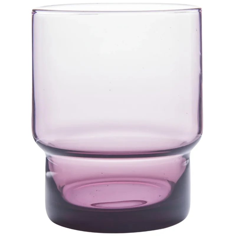 Authentique Gobelet forme basse violet verre 22 cl Artic Pro.mundi