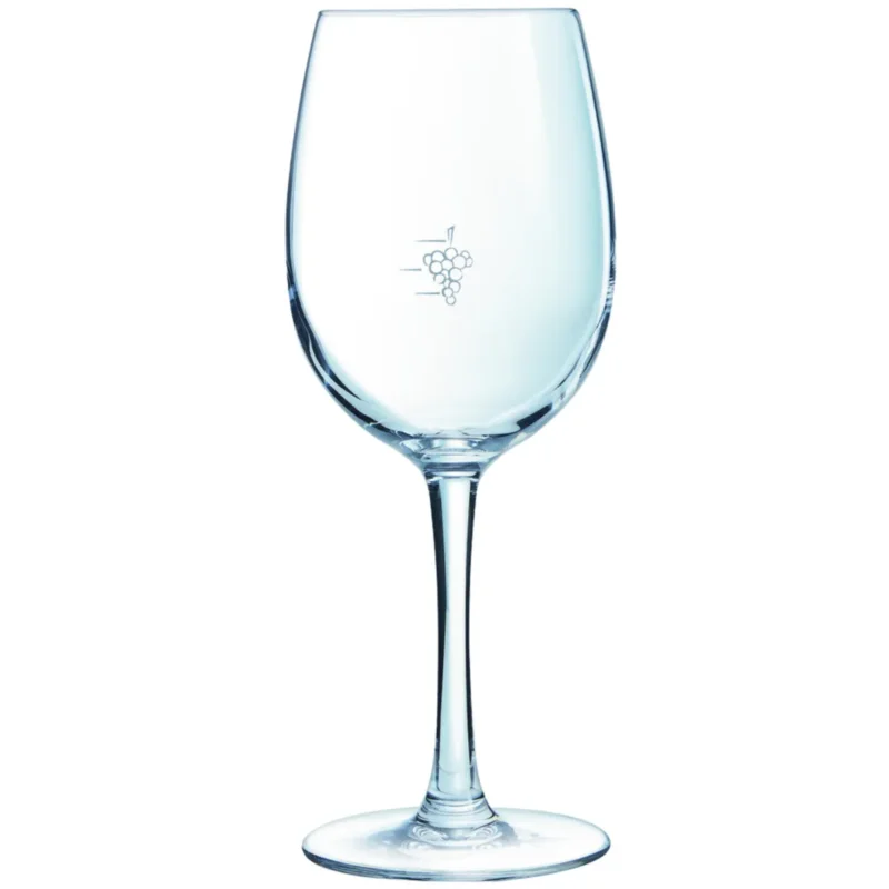 Verre à pied jaugé grappe verre cristallin 35 cl Cabernet Chef & Sommelier Paiement Sécurisé