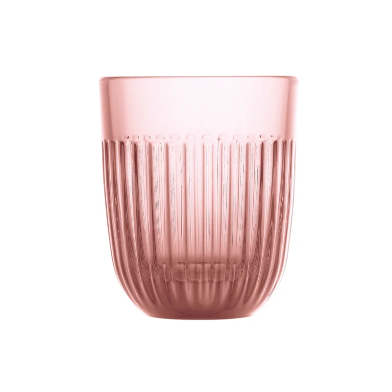 Prix Réduit Gobelet rond rose verre 26 cl Ouessant La Rochere