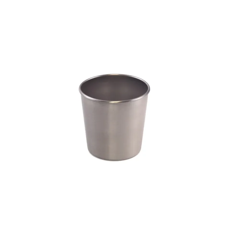 Gobelet rond argent inox 20 cl Inox Plastorex Haute Qualité