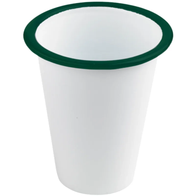 Livraison Gratuite Gobelet blanc acier émaillé 400 ml