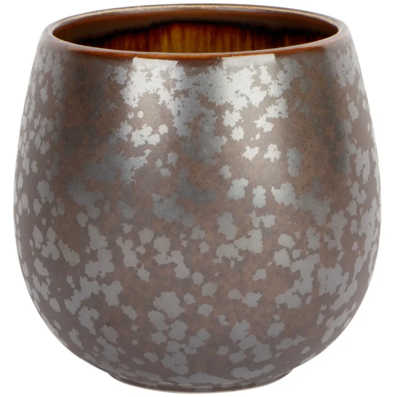 Gobelet argent porcelaine 28 cl Ø 7 cm Elements Mineral Proof Populaire