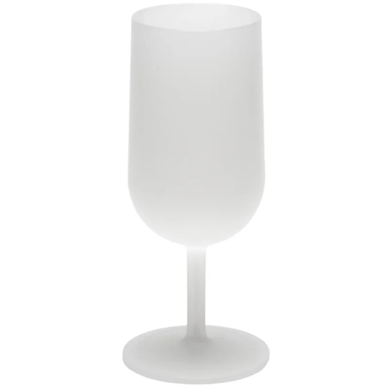 Carton 110 verres à pied réutilisables givrés polypropylène (pp) 18 cl Petit Prix