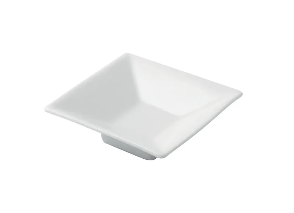 Jusqu’à Épuisement Des Stocks Coupelle carré blanc porcelaine 8 cm Pro.mundi