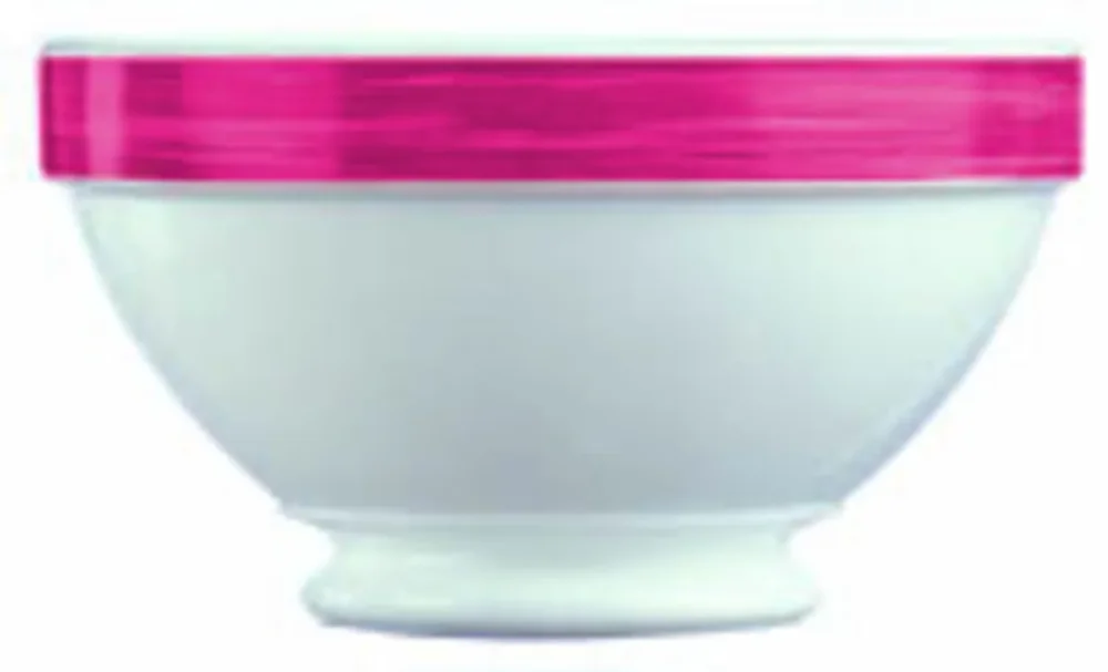 Acheter Direct Bol rond rouge verre opal 51 cl Ø 13 cm Brush Arcoroc