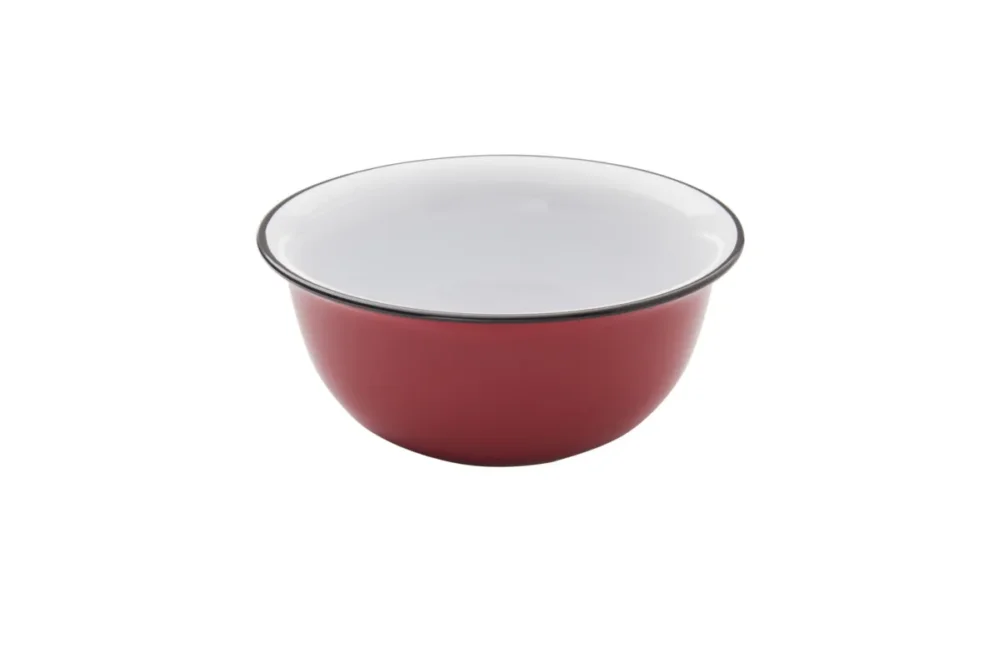 Bon Plan Bol rond rouge grès émaillé Ø 16 cm Bistrot Pro.mundi