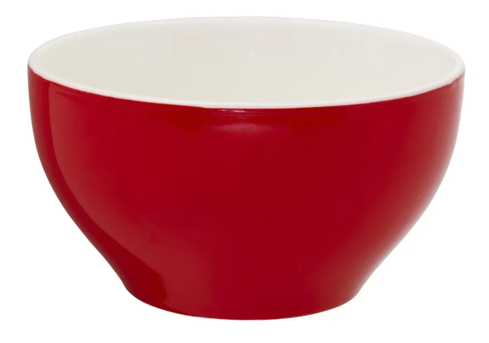 Bol rond rouge porcelaine 63 cl Ø 14 cm Emotions Pro.mundi Achat Immédiat