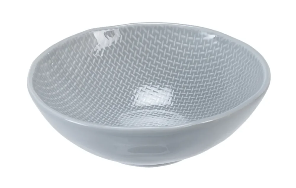 Offre Spéciale Coupelle rond gris grès émaillé Ø 13,5 cm Linen Pro.mundi