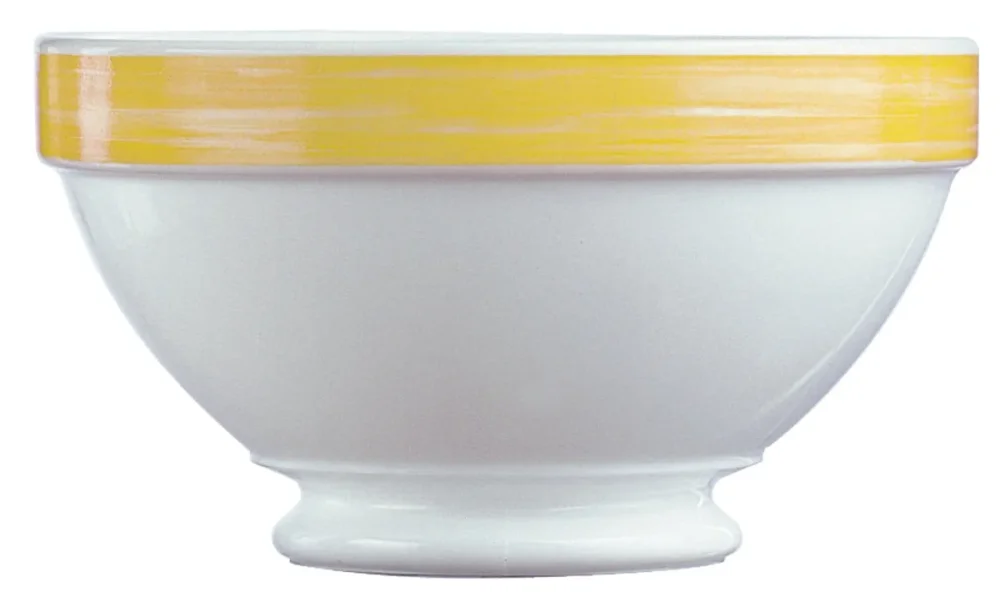 Offre Spéciale Bol rond jaune verre opal 51 cl Ø 13 cm Brush Arcoroc