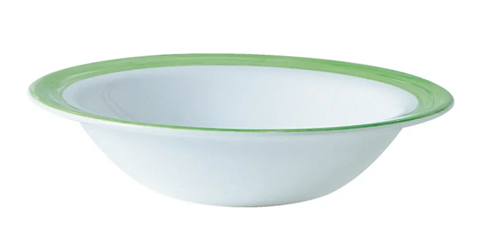 Coupelle rond vert verre opal Ø 12 cm Brush Arcoroc Jusqu’à Épuisement Des Stocks