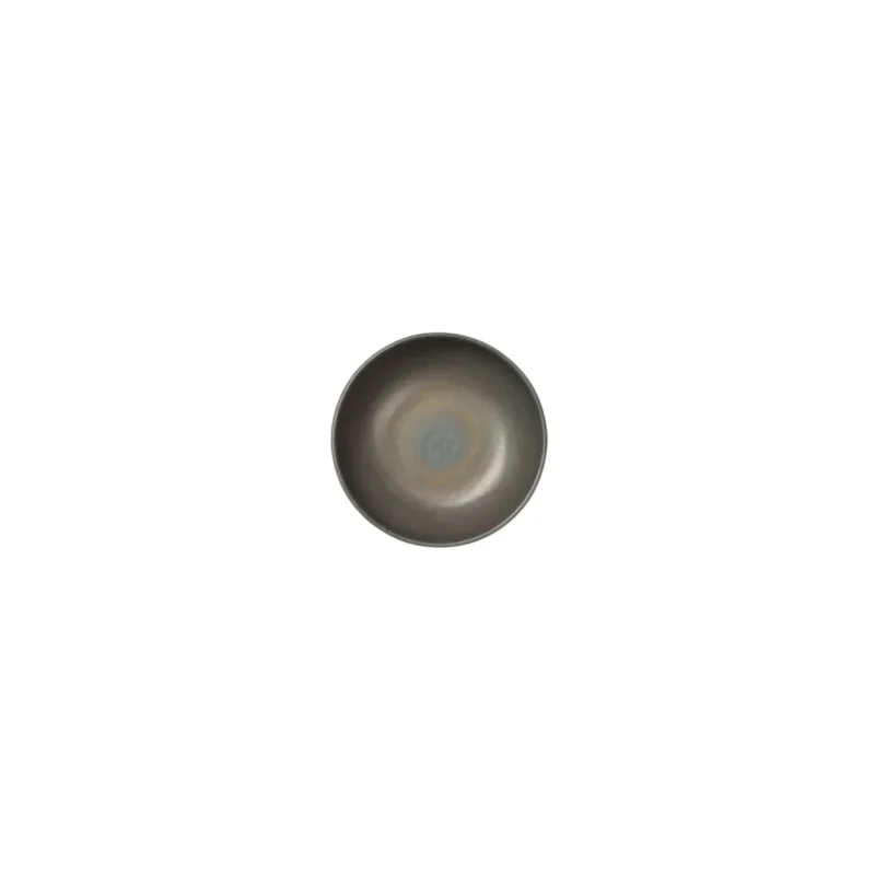 Coupelle rond gris brun grès émaillé Ø 12 cm Enigma Accolade Certifié