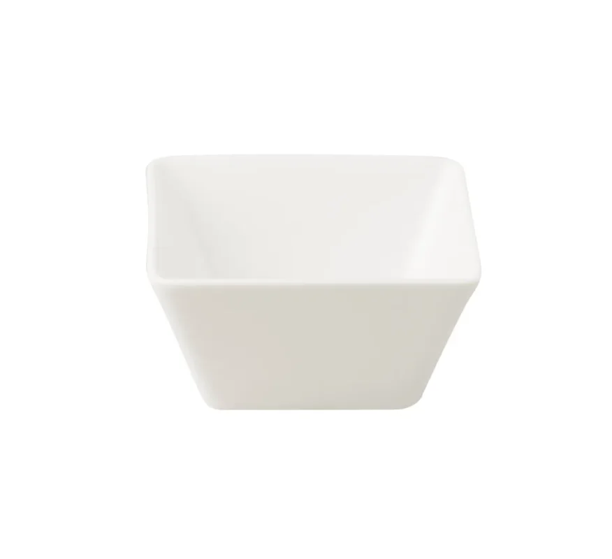 Coupelle carré ivoire porcelaine vitrifiée 8 cm Allspice Rak Prix Choc