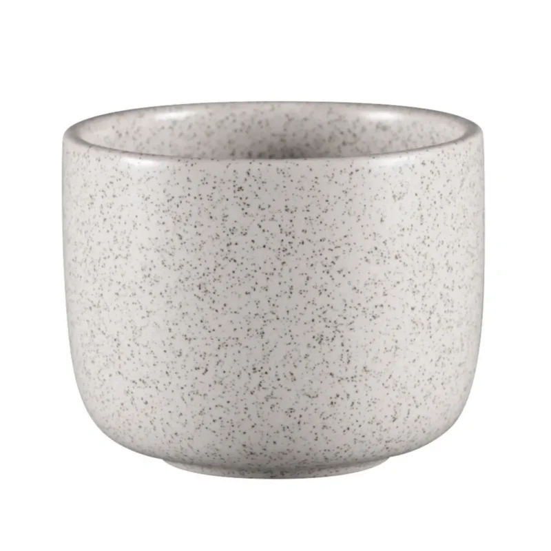Nouvelle Collection Bol rond gris porcelaine vitrifiée Ø 10 cm Rakstone Ease Rak