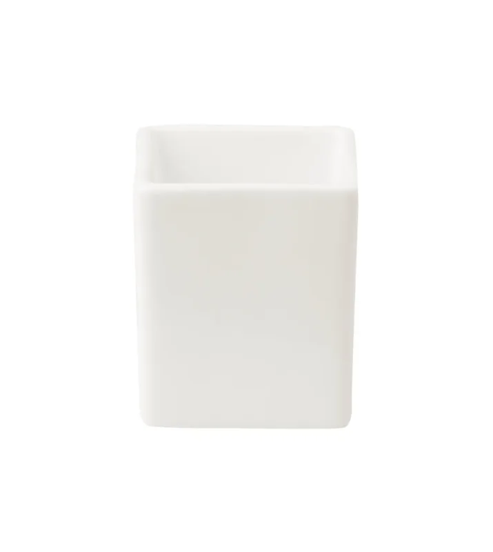 Coupelle carré ivoire porcelaine vitrifiée 5,3 cm Allspice Rak Prix Choc