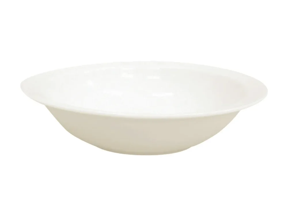 Bol rond ivoire porcelaine vitrifiée 45 cl Ø 17 cm Ska Rak Expédition Rapide
