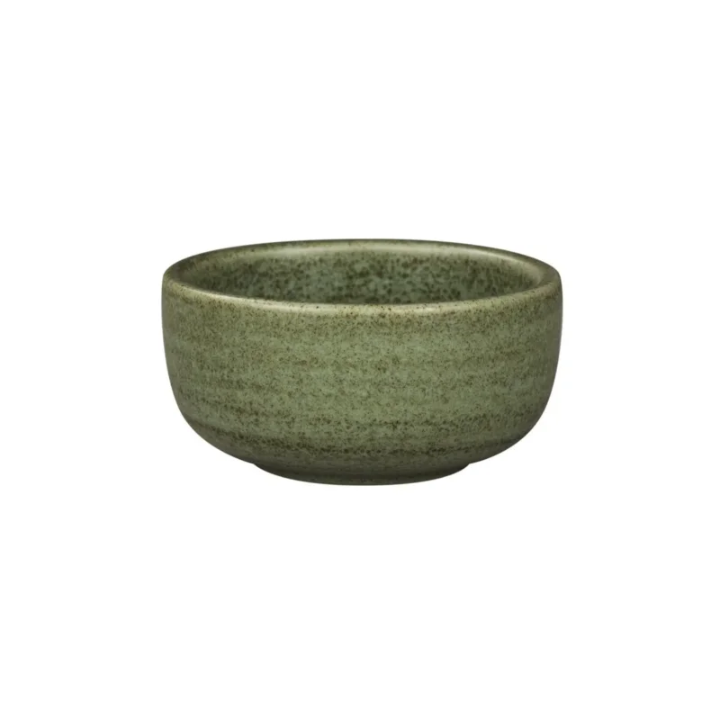 Ramequin rond Dark Green porcelaine vitrifiée Ø 6,3 cm Selva Rak Petit Prix
