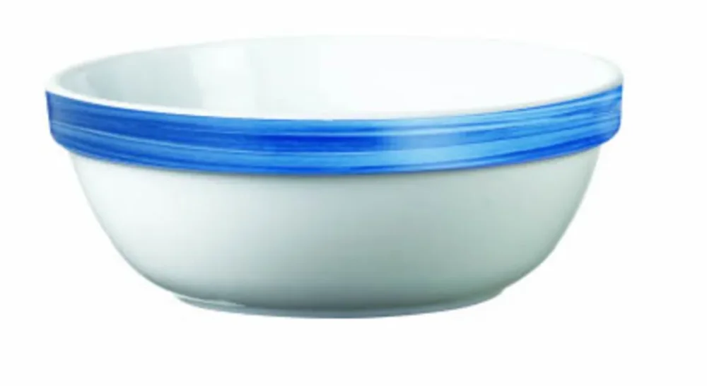 Soldes Coupelle rond bleu verre opal Ø 12 cm Brush Arcoroc