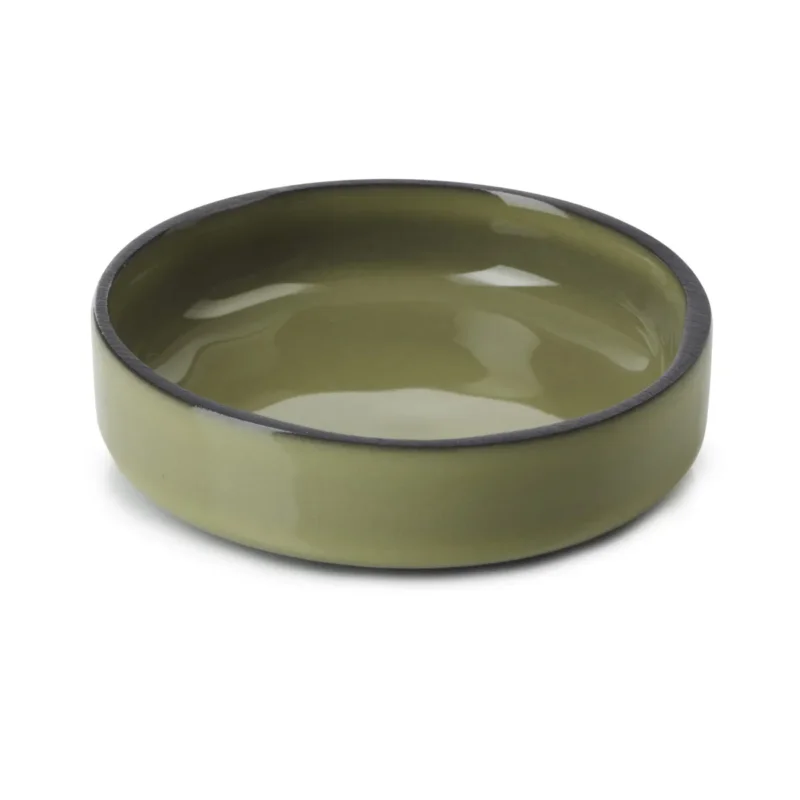 Coupelle rond vert porcelaine culinaire Ø 7 cmCaractère Revol Prix Réduit