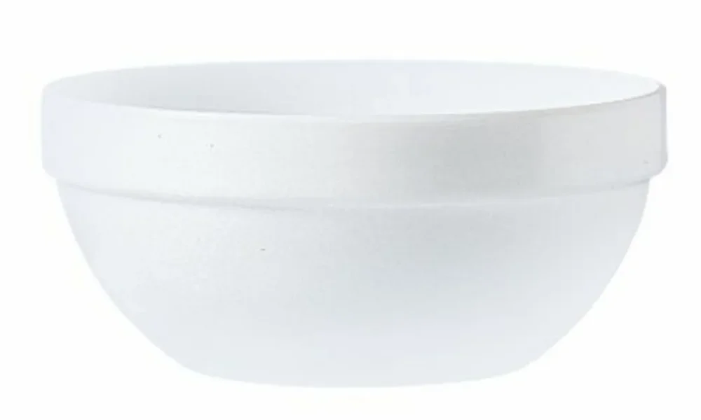 Bol à salade rond blanc verre opal Ø 14 cm Restaurant Arcoroc Retour Gratuit