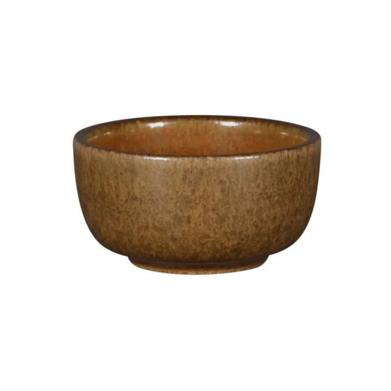 Ramequin rond Dark Brown porcelaine vitrifiée Ø 6,3 cm Selva Rak Meilleur Choix