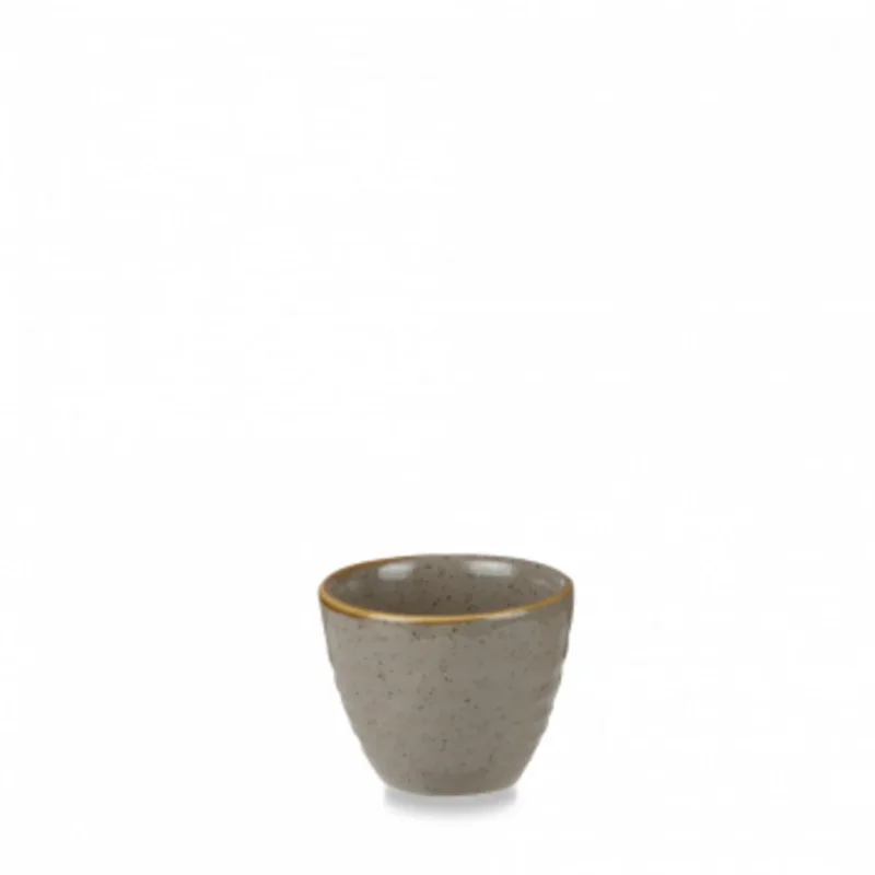 Pot à sauce rond peppercorn porcelaine vitrifiée Ø 8 cm Stonecast Grey Churchill Prix Choc