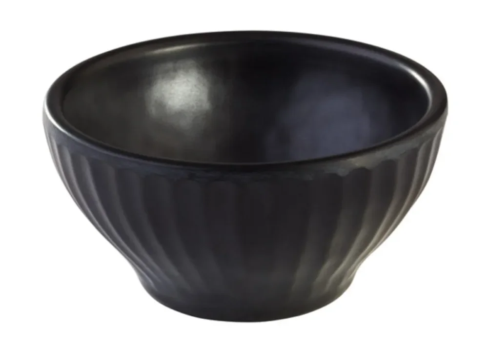 Bol mélamine noir Ø 8 cm 4 cm 7 cl Aiko Aps Nouvel Arrivage