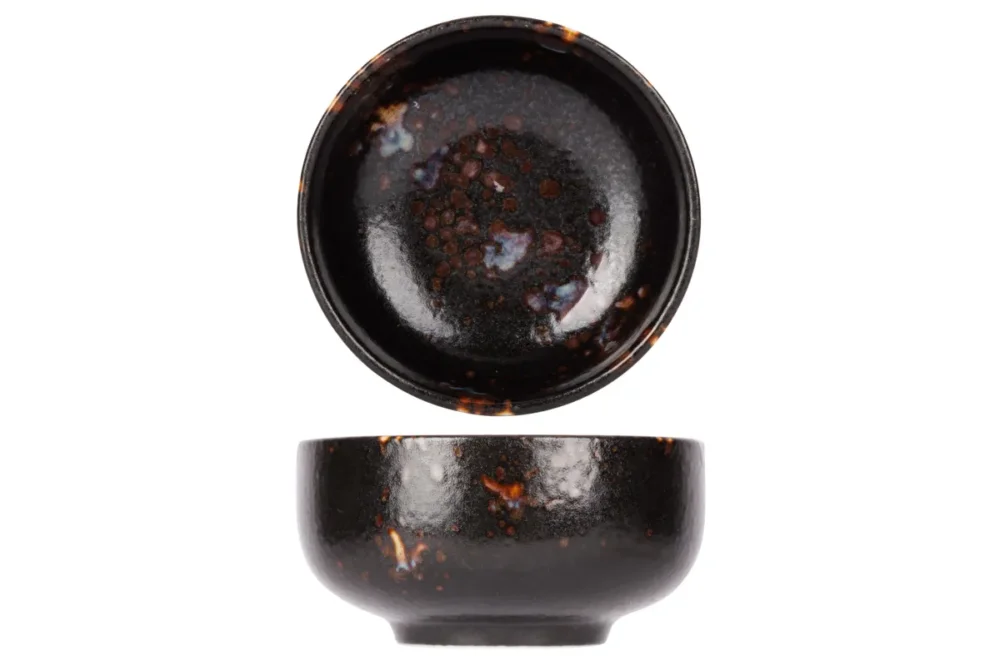 Usine Directe Coupelle rond noir porcelaine Ø 7 cm Etna Proof