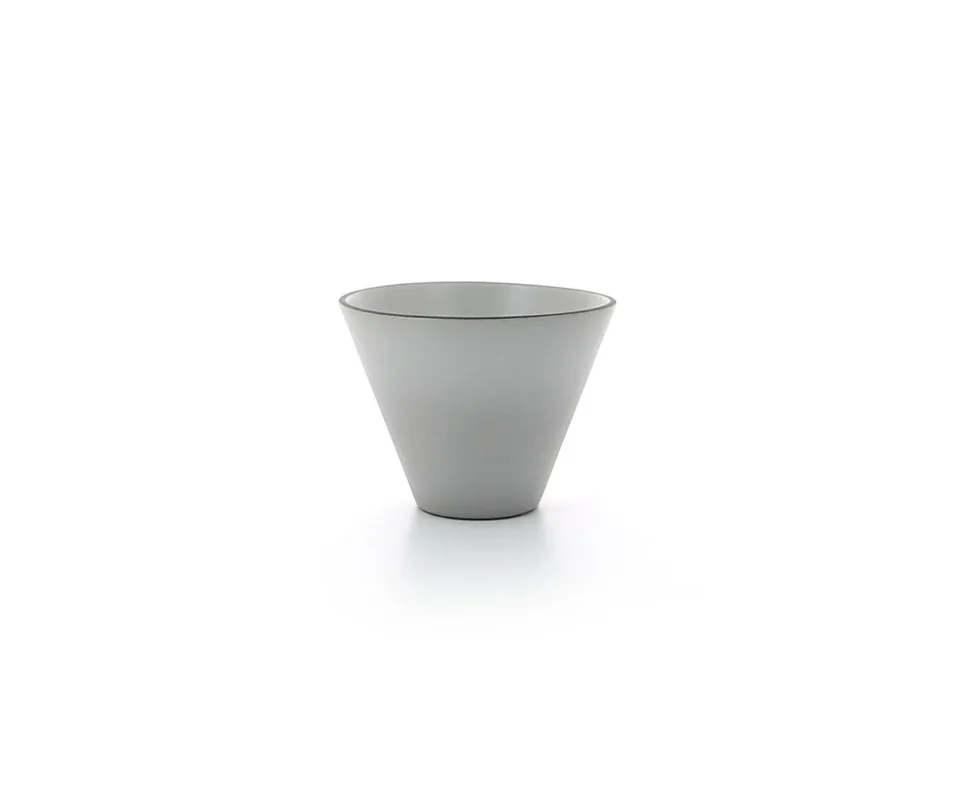Coupelle conique gris porcelaine culinaire Ø 10,5 cm Equinoxe Revol Prix Bas