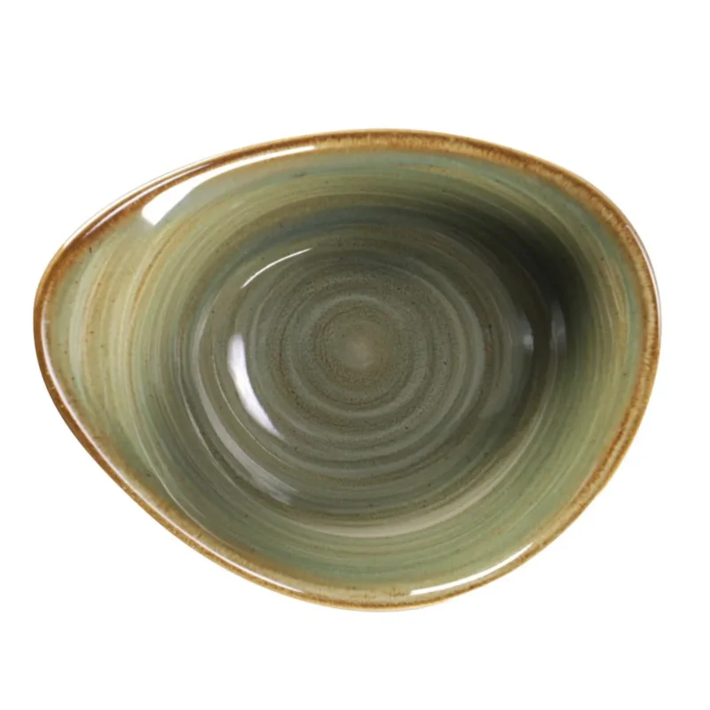 Bol triangulaire Emerald porcelaine vitrifiée 16 cm Rakstone Spot Rak Promotion Saisonnière